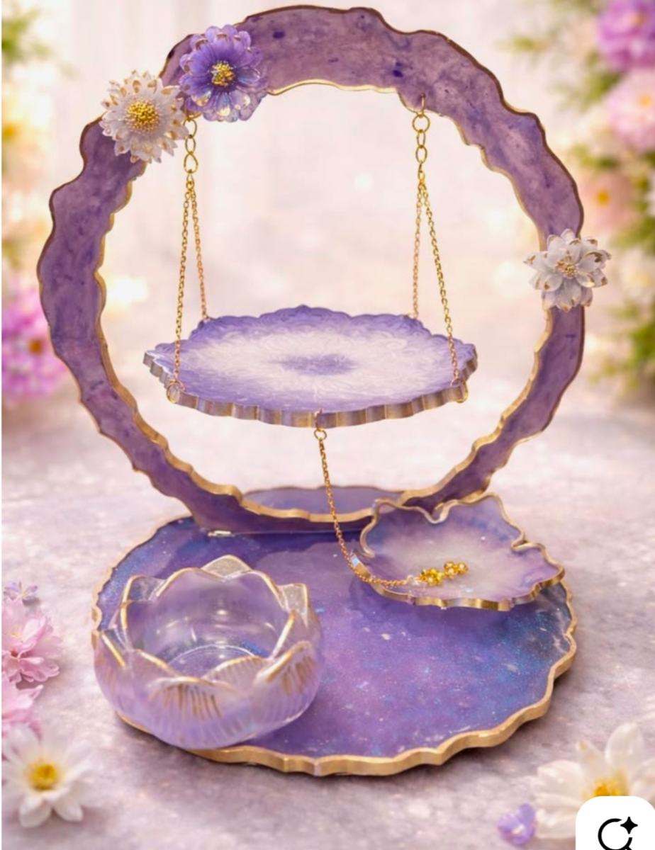 Handcrafted Julo - Luxury Epoxy Resin Art by Divine Poured